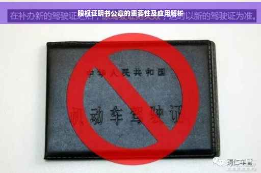 股权证明书公章的重要性及应用解析
