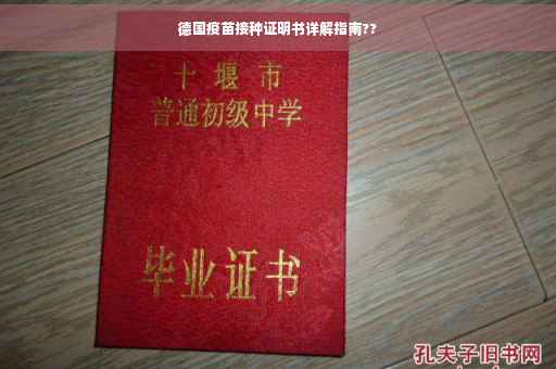 德国疫苗接种证明书详解指南??