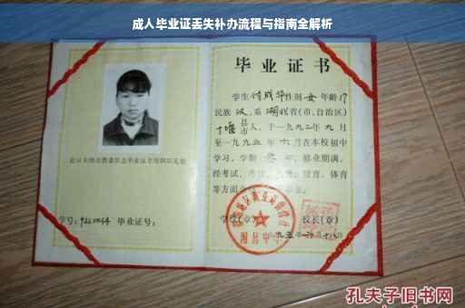 成人毕业证丢失补办流程与指南全解析