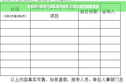 手机如何查看计算机等级证书,计算机证书哪里查询
