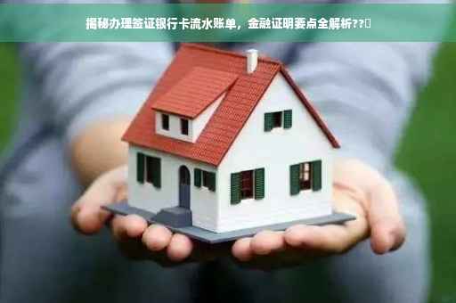 揭秘办理签证银行卡流水账单，金融证明要点全解析??✨