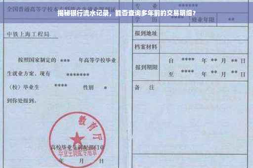 揭秘银行流水记录，能否查询多年前的交易明细？
