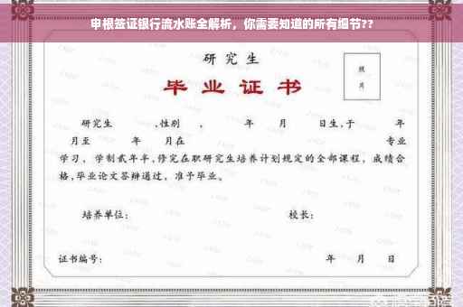 申根签证银行流水账全解析，你需要知道的所有细节??
