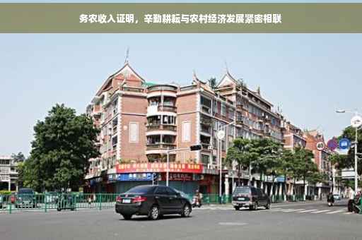 务农收入证明，辛勤耕耘与农村经济发展紧密相联