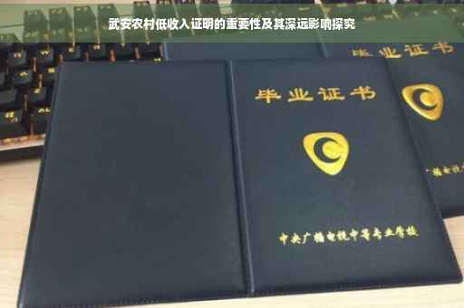 武安农村低收入证明的重要性及其深远影响探究