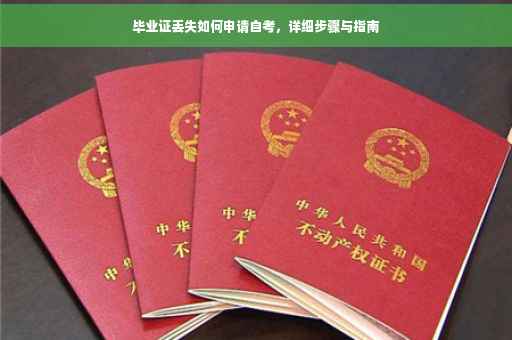 毕业证丢失如何申请自考，详细步骤与指南