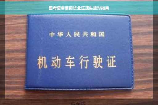国考复审期间毕业证遗失应对指南