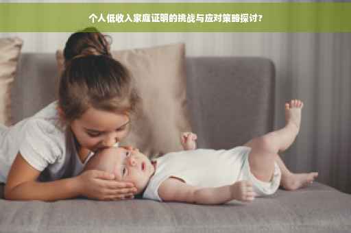 个人低收入家庭证明的挑战与应对策略探讨?