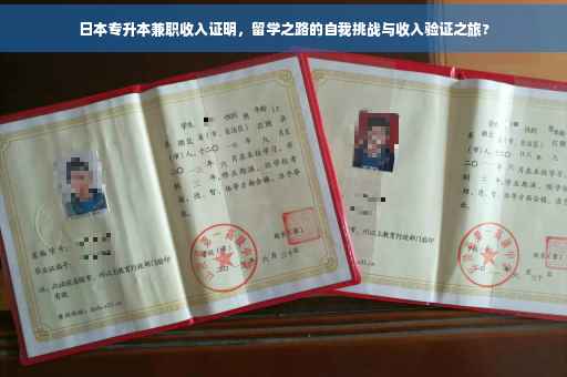 日本专升本兼职收入证明，留学之路的自我挑战与收入验证之旅?