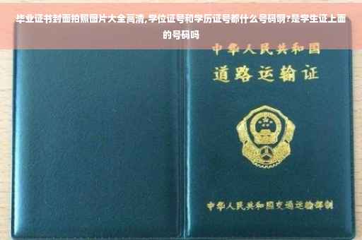 毕业证书封面拍照图片大全高清,学位证号和学历证号都什么号码啊?是学生证上面的号码吗