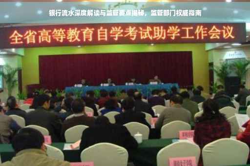 银行流水深度解读与监管要点揭秘，监管部门权威指南