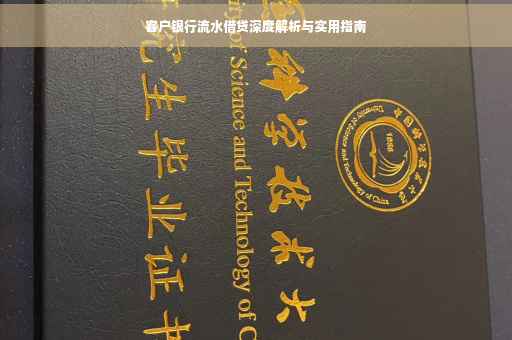 客户银行流水借贷深度解析与实用指南