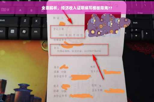 全面解析，经济收入证明填写模板指南??