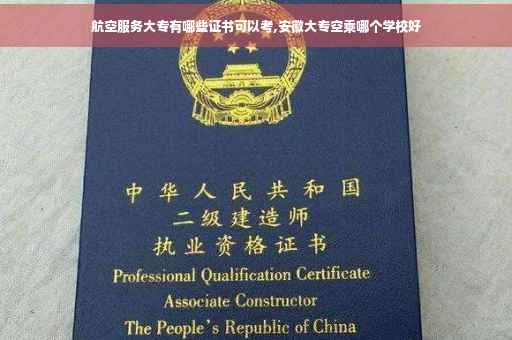 航空服务大专有哪些证书可以考,安徽大专空乘哪个学校好
