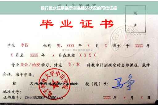 银行流水证明揭示真实经济状况的可信证据