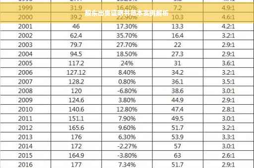 股东出资证明书范本实例解析
