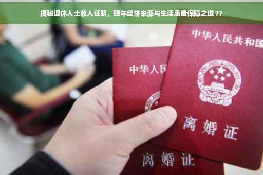 揭秘退休人士收入证明，晚年经济来源与生活质量保障之道 ??