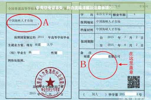 中专毕业证丢失，补办流程详解及注意事项?⚡️