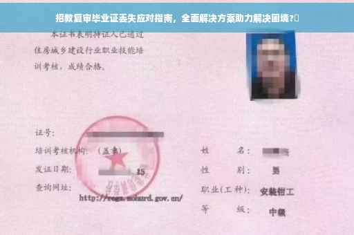 招教复审毕业证丢失应对指南，全面解决方案助力解决困境?✨