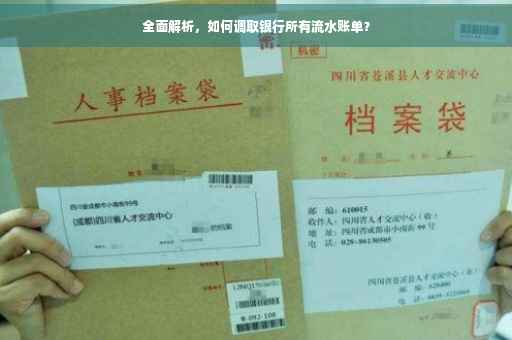 全面解析，如何调取银行所有流水账单？