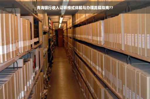 青海银行收入证明格式详解与办理流程指南??