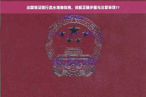 出国签证银行流水准备指南，详解正确步骤与注意事项??