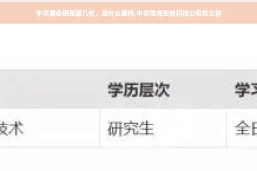 中农康必硒是第几代，是什么硒吗,中农浩海生物科技公司怎么样