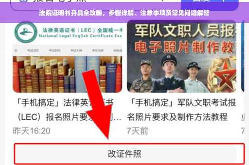 法院证明书开具全攻略，步骤详解、注意事项及常见问题解答