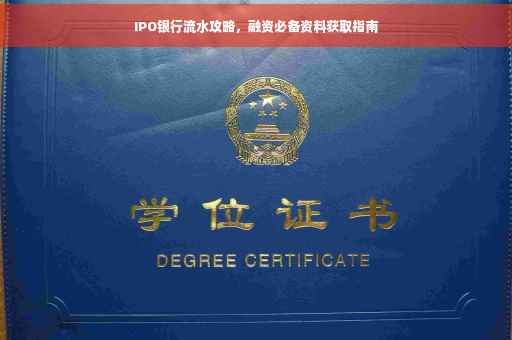 IPO银行流水攻略，融资必备资料获取指南