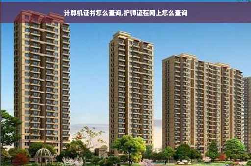 计算机证书怎么查询,护师证在网上怎么查询