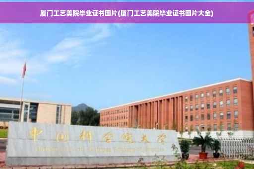 厦门工艺美院毕业证书图片(厦门工艺美院毕业证书图片大全)