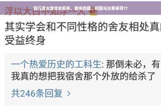 银行流水查询全解析，查询流程、权限与注意事项??