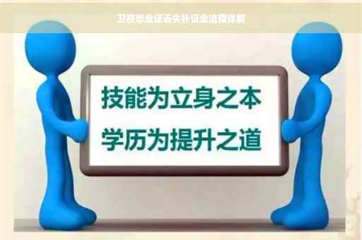卫校毕业证丢失补证全流程详解