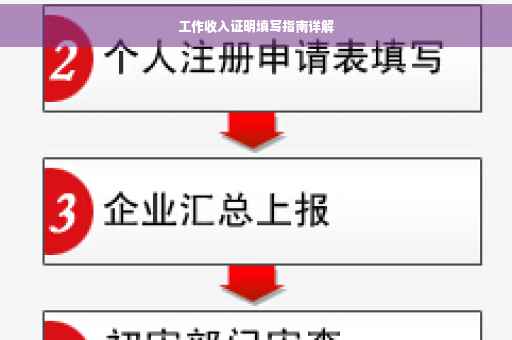 工作收入证明填写指南详解
