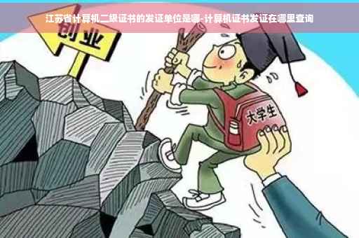 江苏省计算机二级证书的发证单位是哪-计算机证书发证在哪里查询