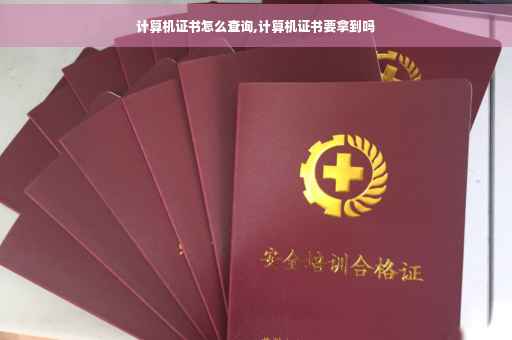 计算机证书怎么查询,计算机证书要拿到吗