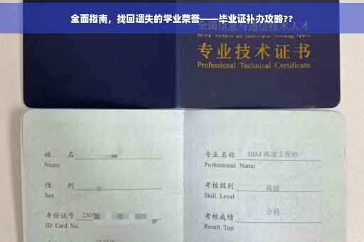 全面指南，找回遗失的学业荣誉——毕业证补办攻略??