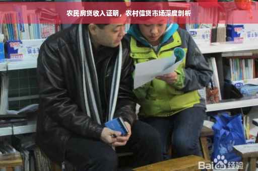 农民房贷收入证明，农村信贷市场深度剖析