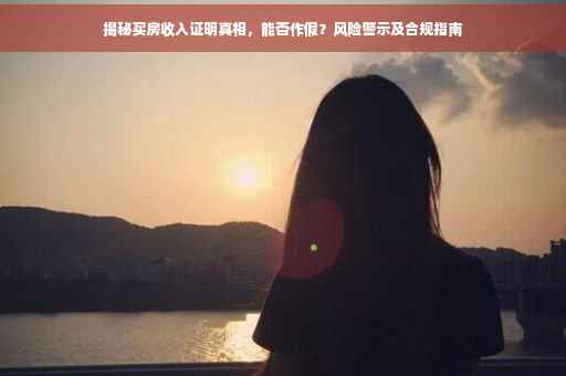 揭秘买房收入证明真相，能否作假？风险警示及合规指南