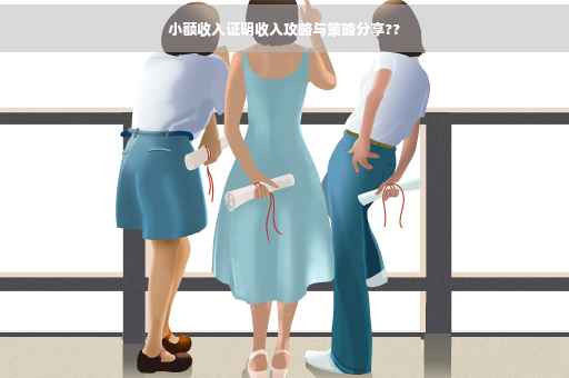 小额收入证明收入攻略与策略分享??