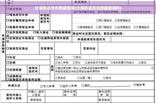 计算机证书合肥哪里领(计算机证书合肥哪里领的)