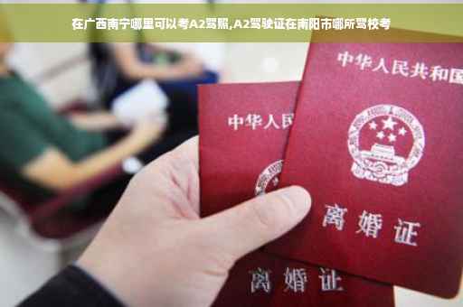 在广西南宁哪里可以考A2驾照,A2驾驶证在南阳市哪所驾校考