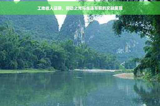 工地收入证明，劳动之光与生活写照的交融展现