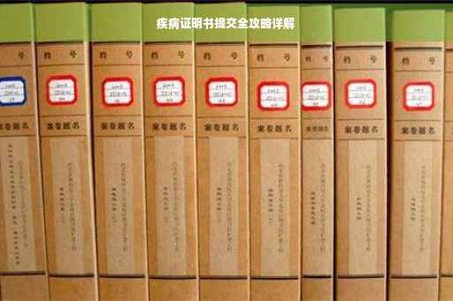 疾病证明书提交全攻略详解