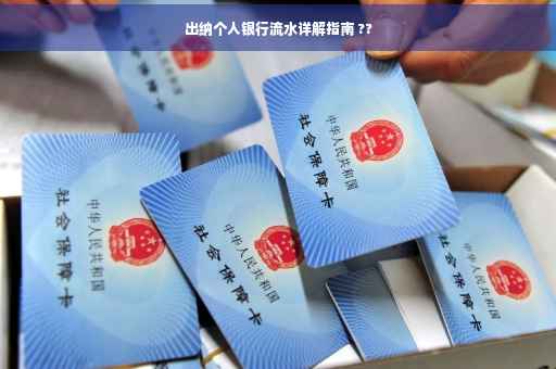 出纳个人银行流水详解指南 ?? 出纳个人银行流水详解指南 ??