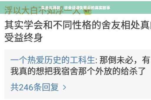 失去与寻找，毕业证遗失背后的真实故事