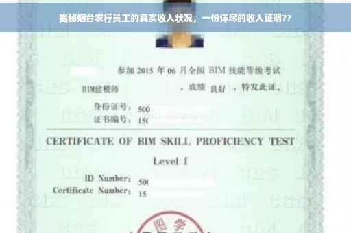 揭秘烟台农行员工的真实收入状况，一份详尽的收入证明??