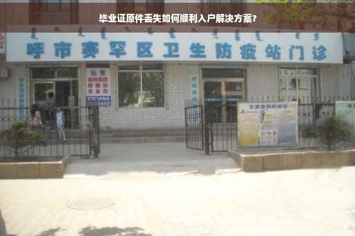 毕业证原件丢失如何顺利入户解决方案？