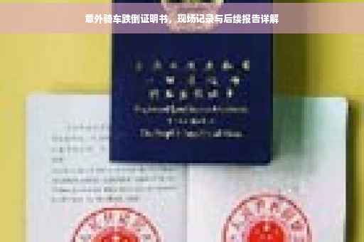 意外骑车跌倒证明书，现场记录与后续报告详解