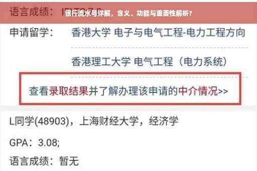银行流水号详解，含义、功能与重要性解析?